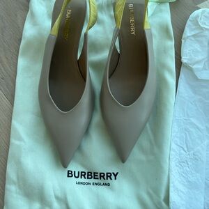 Burberry Slingback Shoes
